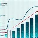 Graphic representing growth or efficiency increase